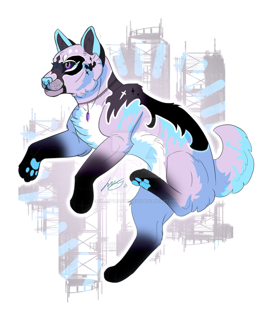 CLOSED Pastel Goth Husky Adopt