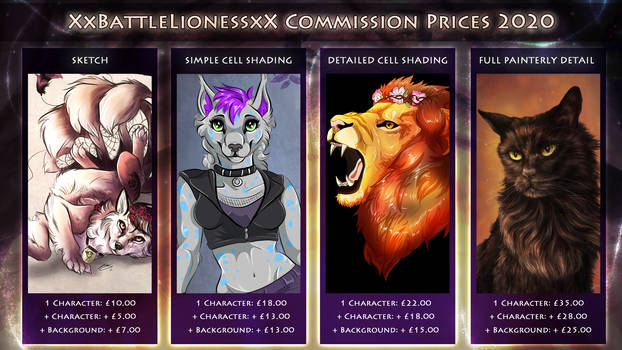 !!COMMISSION PRICES 2020 - OPEN!!