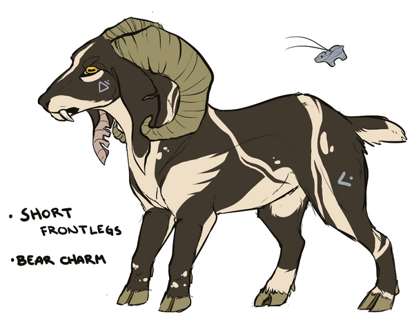 Masked Goat Masked Goat Creature by Solmiu on DeviantArt