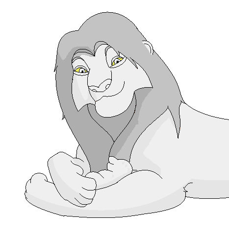 picture Male Lion King Cub Base male lion with cub base by