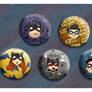 Batman Buttons Set One