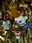 Needle Felt Christmas Decorations by Sarsie