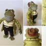 Needle Felt Mr. Toad Plush