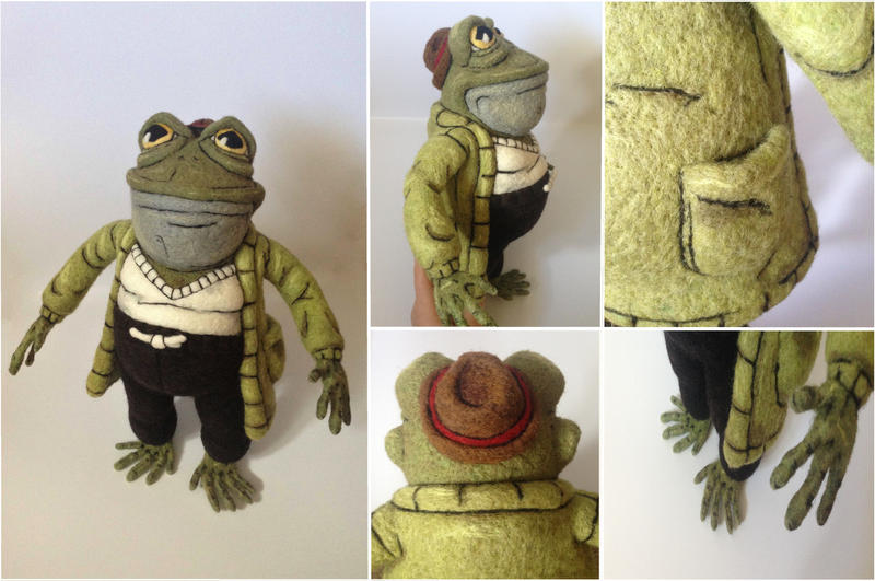 Needle Felt Mr. Toad Plush by Sarsie on DeviantArt