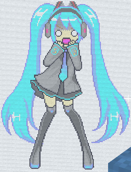 Minecraft Miku Hatsune by NassuArt on DeviantArt