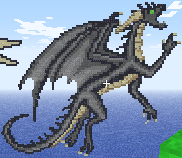 Black Dragon in Minecraft