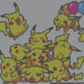 Pikachus in Minecraft