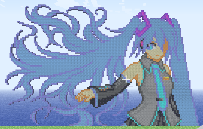 images Hatsune Miku Minecraft Skin Template minecraft miku hatsune by nassuart on