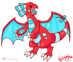 Red Cartoon Dragon