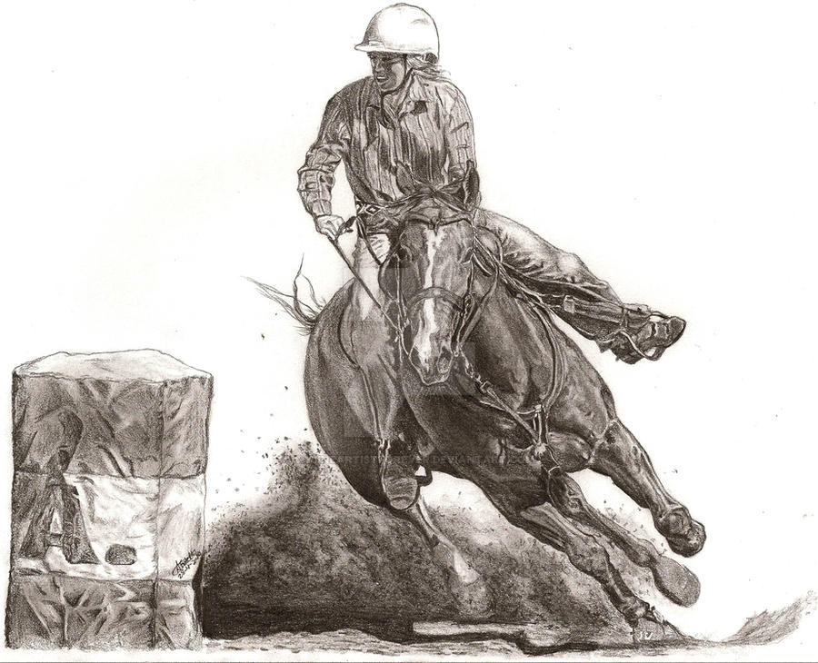 Jody Barrel racing by EqUiNeArTiStFoReVeR on DeviantArt