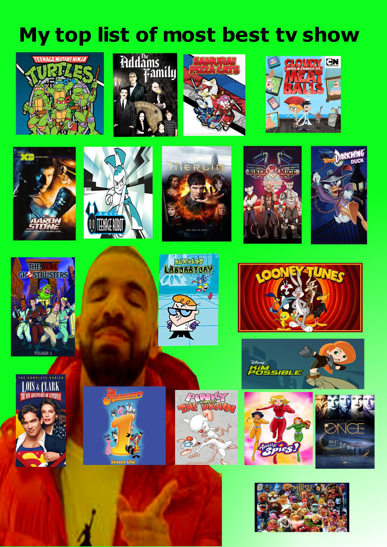 My top list of most best tv show by Jenniferrichmond25JJ on DeviantArt