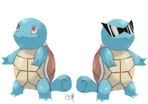 Pokemon Painting #10 Squirtle