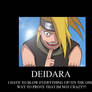 Deidara Demotivational Poster