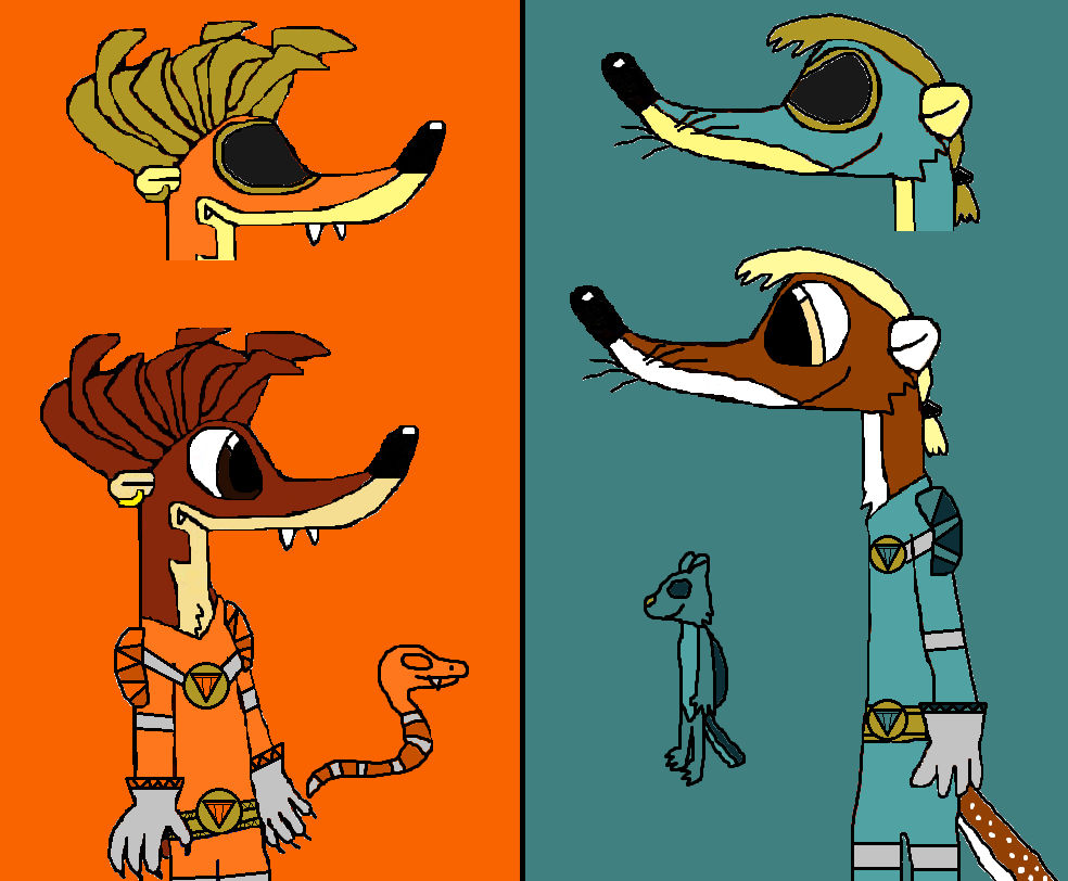 Rascal and Beige as Power Rangers by Angelsgotoheaven12 on DeviantArt