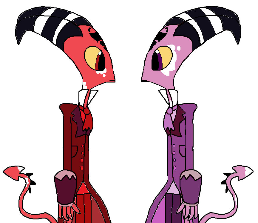 Red and Purple as Imps by Angelsgotoheaven12 on DeviantArt