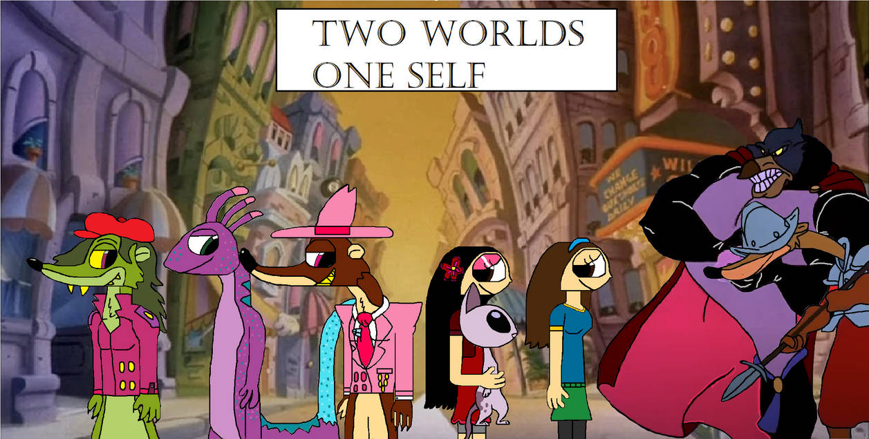 Two worlds one self title card by Angelsgotoheaven12 on DeviantArt