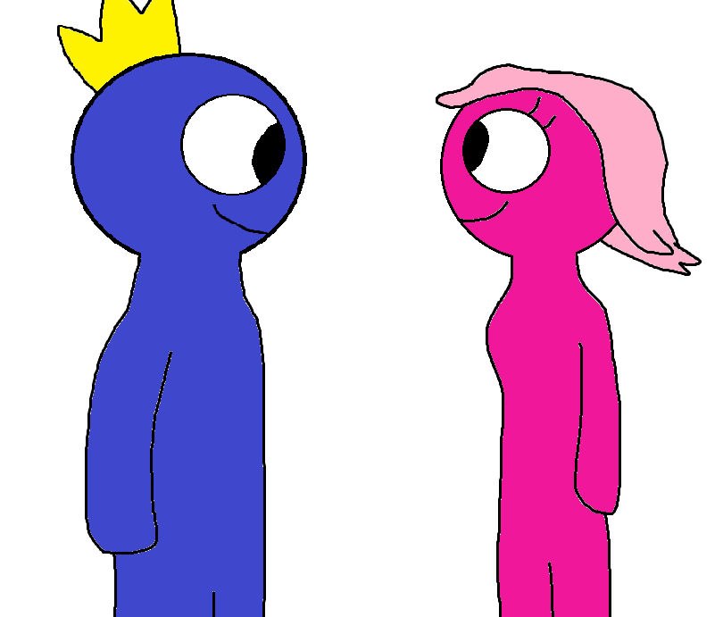 HeroBloks - Pink Rainbow Friend (pink/blue)