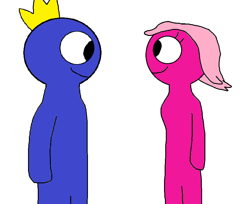 PINK X BLUE RAINBOW FRIENDS! by KatieLover1407 on DeviantArt