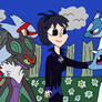 Commission: Dragon Gumoko with her Dragon pokemon