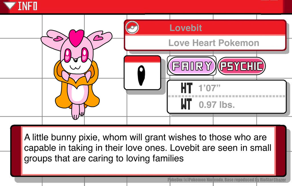 Lovebit Lovebit Pokedex Enthy (Fakemon) by RoseJigglypuff76 on DeviantArt