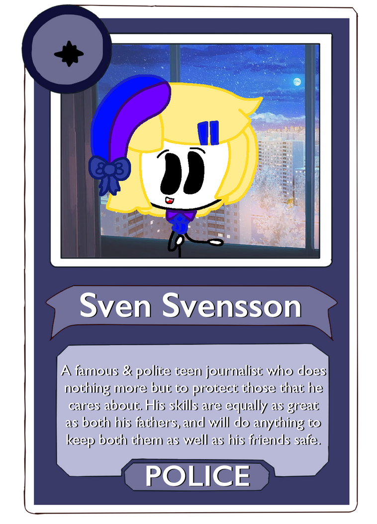 Sven Svensson the Journalist (THSC Bio Card) by RoseJigglypuff76 on ...