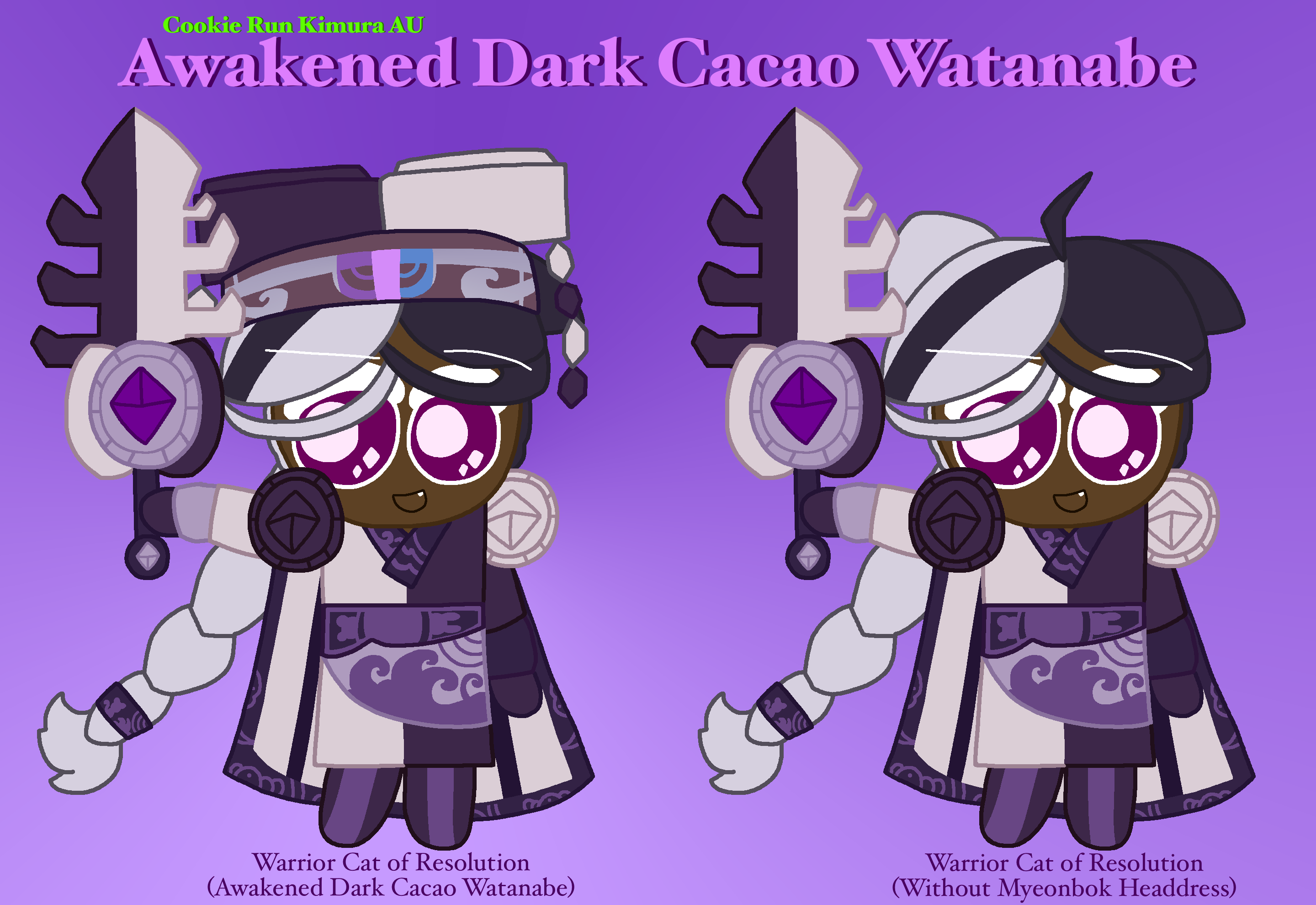 Cookie Run Kingdom - Awakened Dark Cacao Cookie by