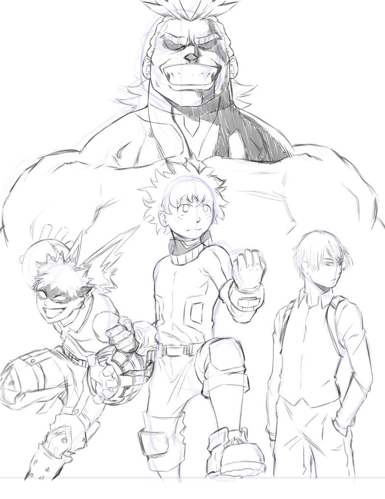 Mha Homework My hero acadamia sketch by Darkremnant on DeviantArt