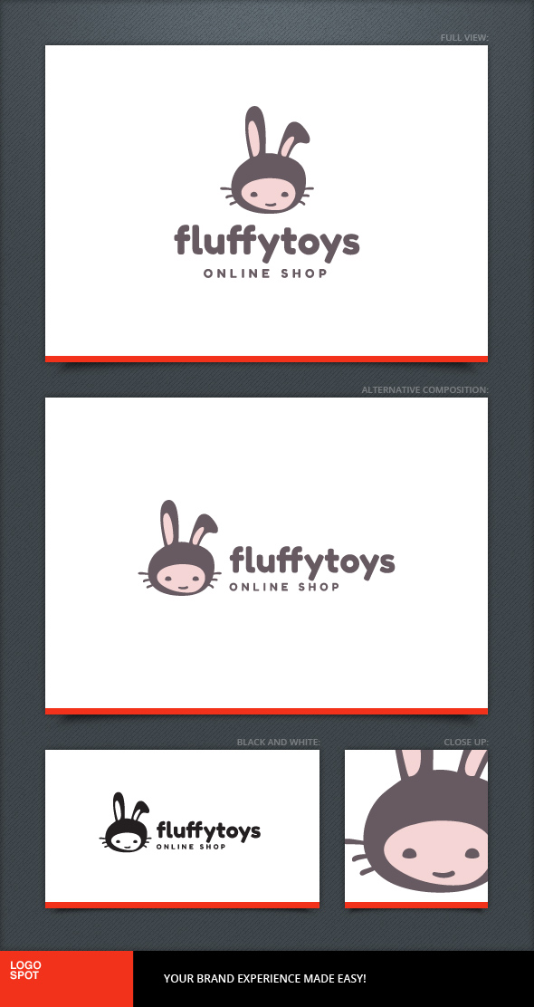 Fluffy Toys Logo Template