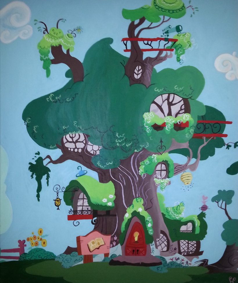 Mlp Library Golden Oak Library by PlectrumPony on DeviantArt