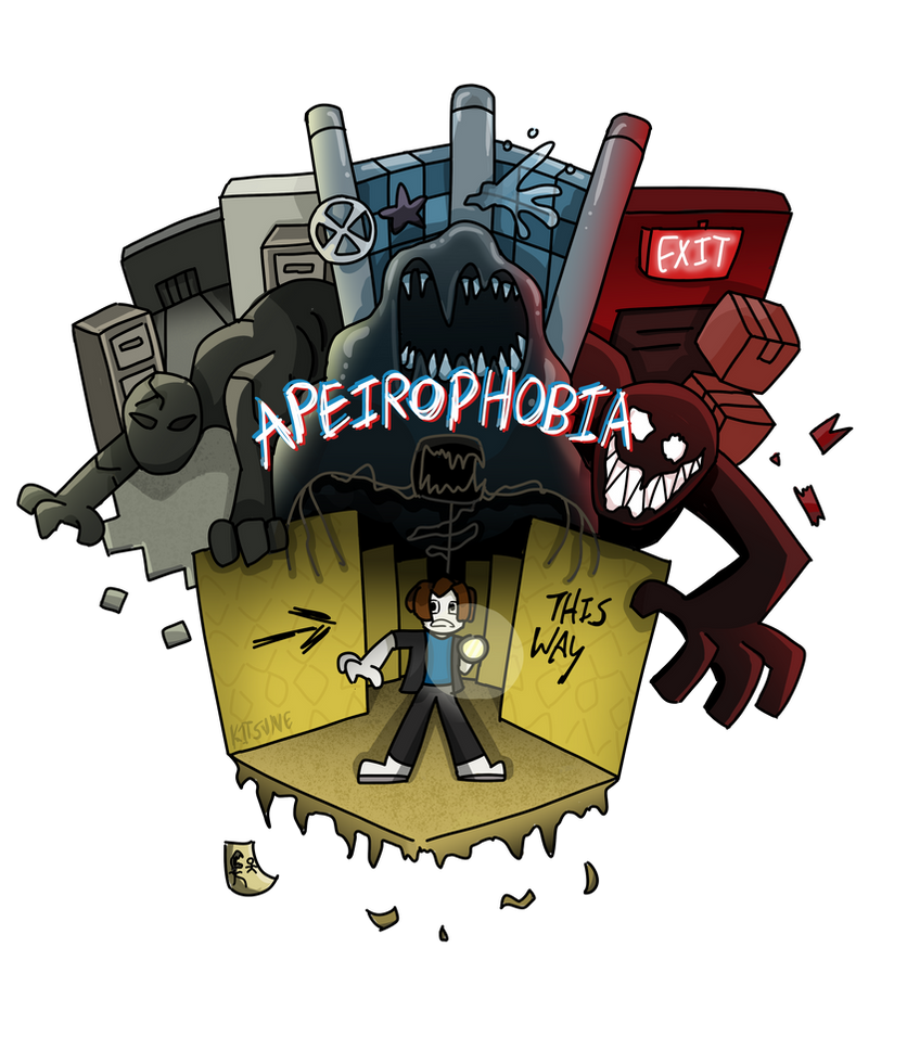 Escaping The Poolrooms! - Apeirophobia (PART - 2) #backrooms #kanepixe