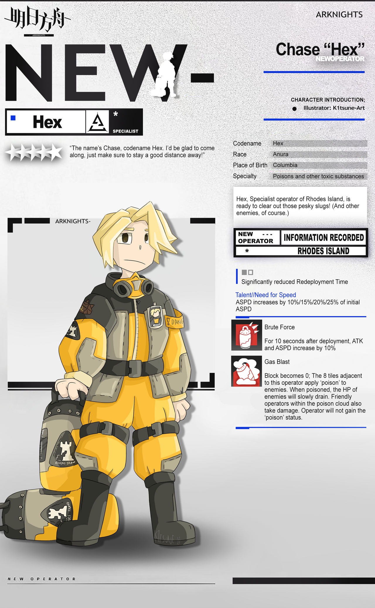 Chase (Arknights OC)