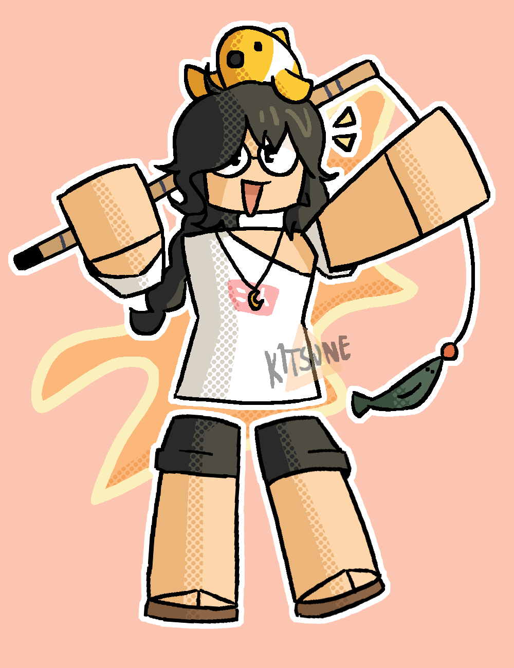 I just wanna be the comic relief (Commission)