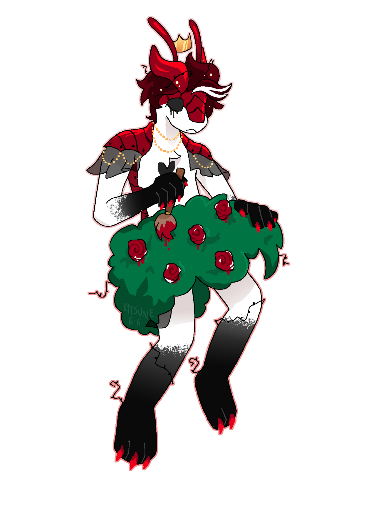 Of Red Paint and White Blooms