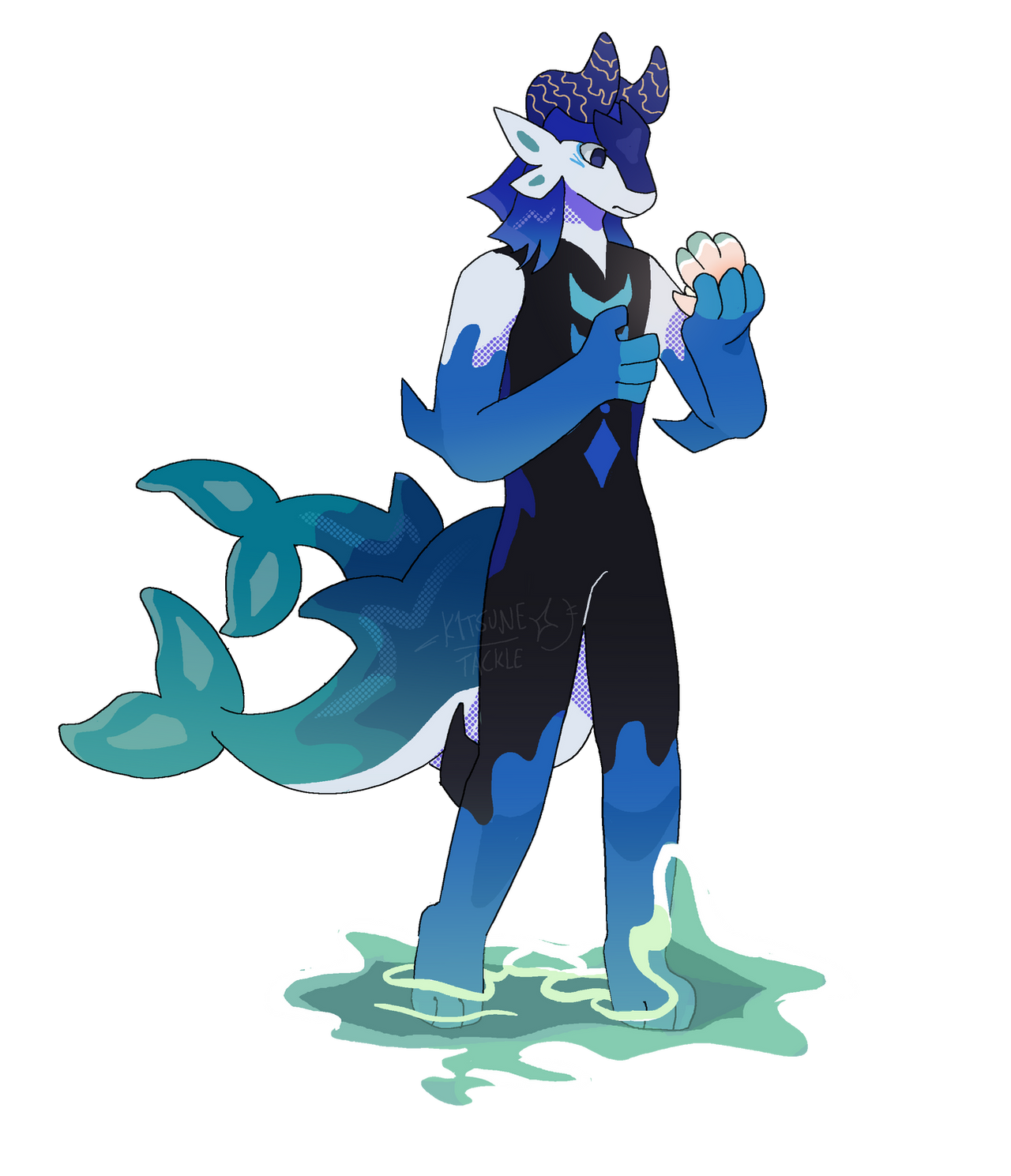 hidden in the seafoam
