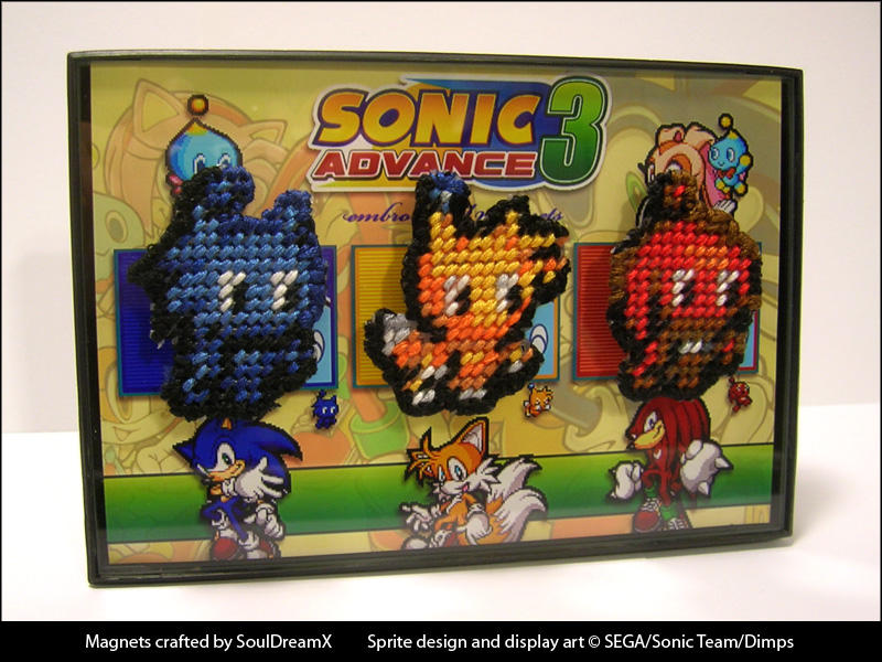 Sonic Advance 2 Hero Chao Perler Bead Pattern, Bead Sprites