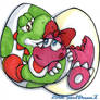 Yoshi and Birdo