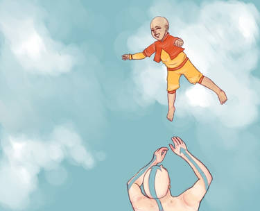 Aang and Tenzin