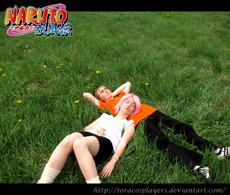 NaruSaku in grass II