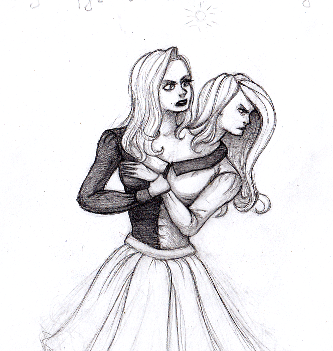 Weird Two-Headed Girl by Laura-Row on DeviantArt