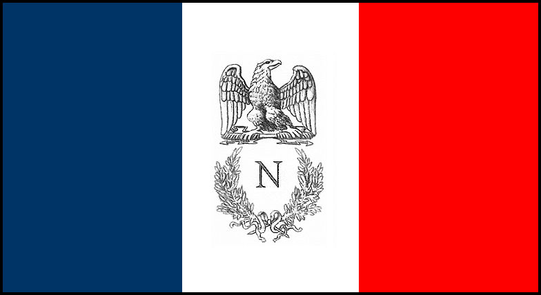 Франция времен империи. Флаг Франции 1812. Флаг наполеоновской Франции. Флаг Франции при Наполеоне. Флаг французской империи 1812.