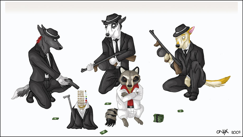 звериная мафия. девушка гангстер. мафия картинки. группа мафиози. группа мафия.