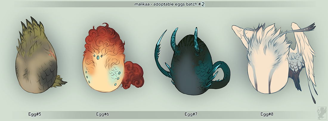 Egg Adoptables Batch #2 ALL ADOPTED