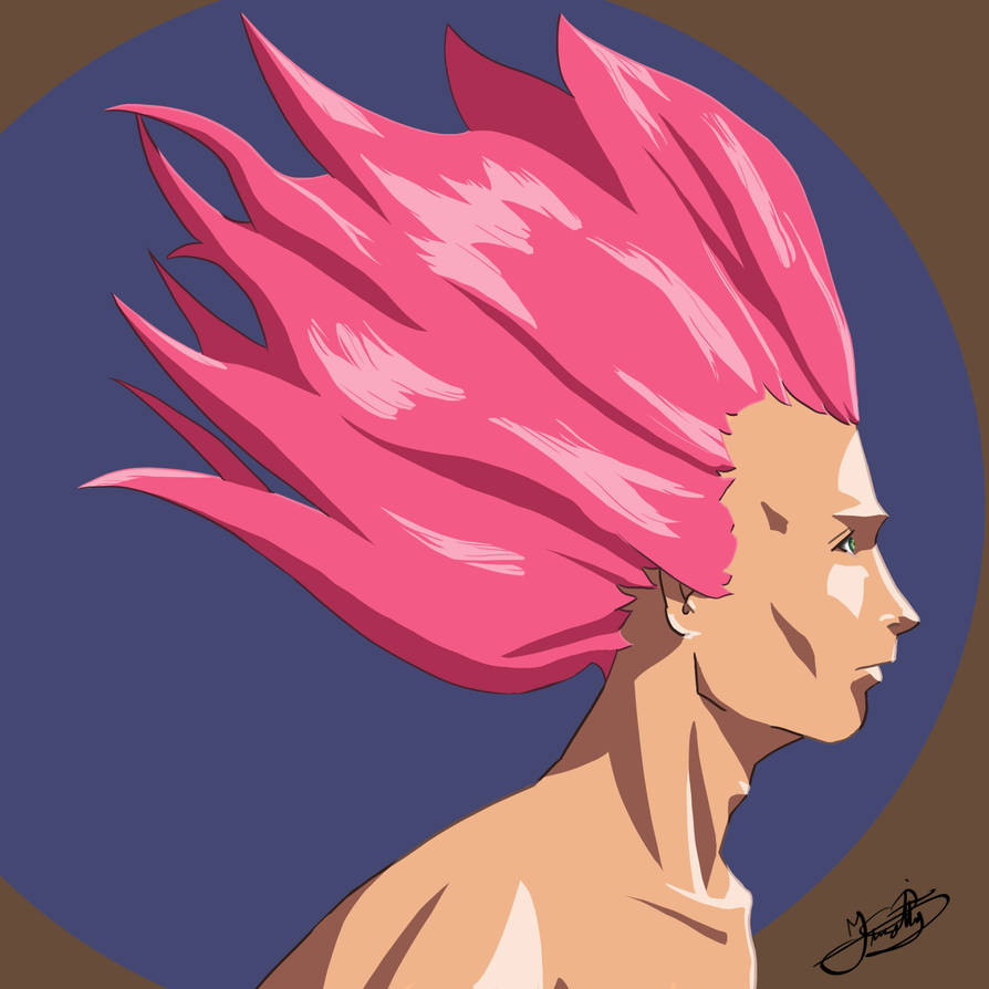 Cartoon Character With Wild Hair