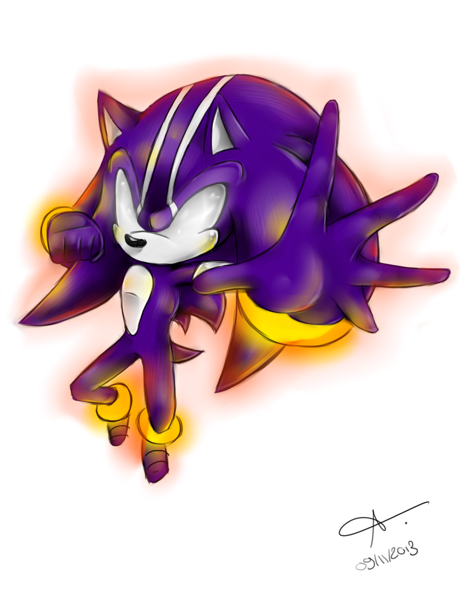 Gift: Darkspine Sonic by MidnightFire1222 on DeviantArt