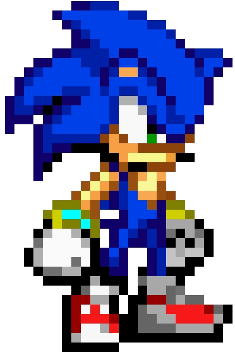 P-06 Sonic sprite final version by Jexunleashed12 on DeviantArt