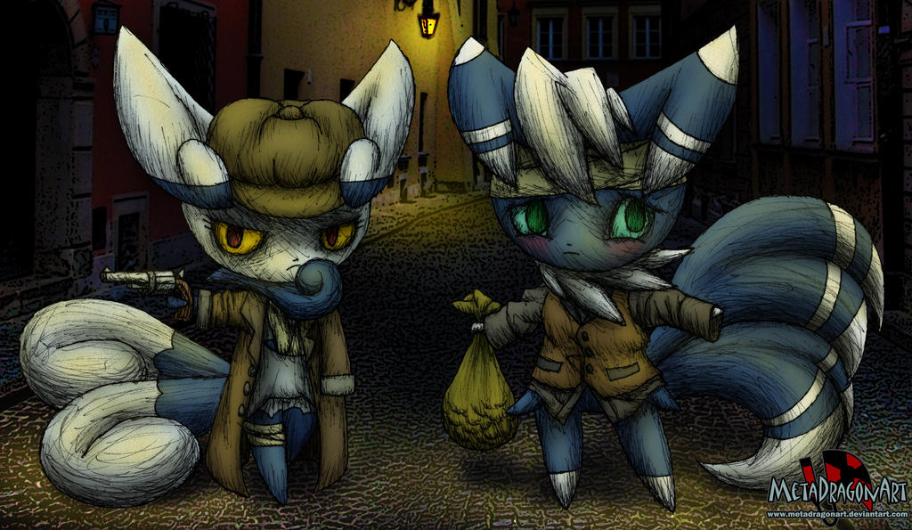 Bonnie and Clyde the meowstic robbers