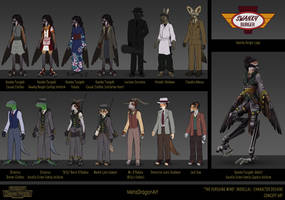 The Pursuing Wind: Character Designs