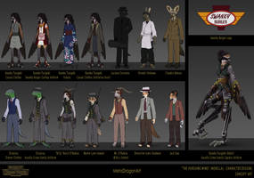 The Pursuing Wind: Character Designs
