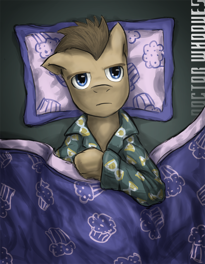 Dr whooves in bed_insomnia