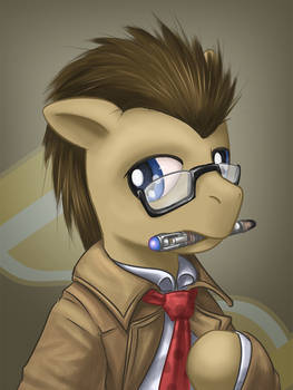 Doctor Whooves potrait